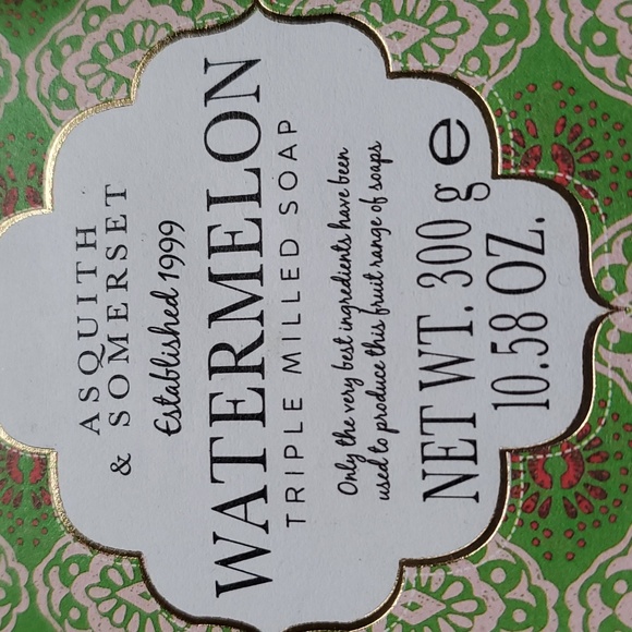 Asquith & Somerset Watermelon Triple Milled Soap - Picture 5 of 5
